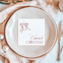 モダン ヴィンテージ "Cheers to Christmas" ホリデーパーティー