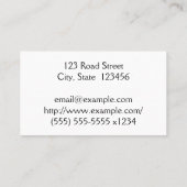 モダン&一般開業医の名刺 名刺 (裏面)