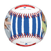 モダン「世界の」ダディ最高のー写真Keepsake Basebal 野球ボール (正面)