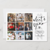 モダン　今年も一年お疲れ様　写真コラージュ シーズンカード (正面)