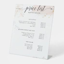 モダン、価格表の記号 台座サイン