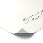 モダン，価格表ポスター ポスター (角)