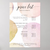 モダン，価格表ポスター ポスター (正面)