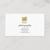 モダン&写エレガント真 名刺 (裏面)