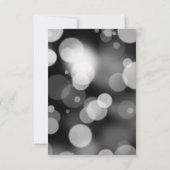 モダン《写真》ぼけ味サプライズ50誕生日 招待状 (裏面)