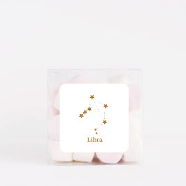 モダン〔占星術の〕十二宮図サイン金ゴールドライブラリ |エアエレメント スクエアシール