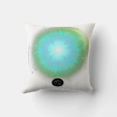 モダン〔占星術の〕十二宮図徴候がん引用文水素子 クッション (裏面)