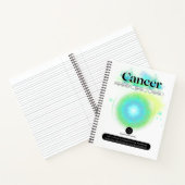 モダン〔占星術の〕十二宮図徴候がん引用文水素子 ノートブック (内部)