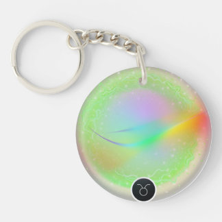 モダン〔占星術の〕十二宮図標識タウロス引用文地球要素 キーホルダー