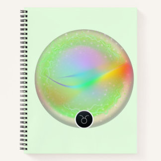 モダン〔占星術の〕十二宮図標識タウロス引用文地球要素 ノートブック