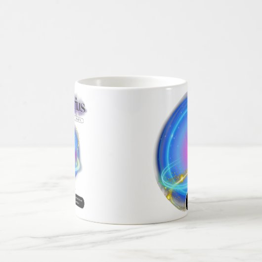 モダン〔占星術の〕十二宮図標識射手座引用文要素火災 コーヒーマグカップ (中央)