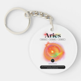 モダン〔占星術の〕十二宮図標識引用文 | 要素火災 キーホルダー