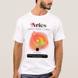 モダン〔占星術の〕十二宮図標識引用文 | 要素火災 Tシャツ