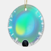 モダン〔占星術の〕十二宮図標識蠍座引用文水素子 セラミックオーナメント (左)