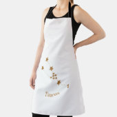 モダン〔占星術の〕十二宮図標識金ゴールドタウラス |要素地球 エプロン (インサイチュ)