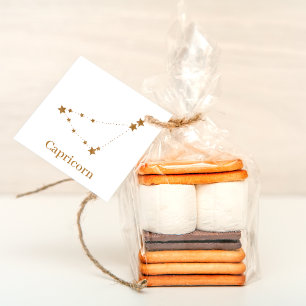 モダン〔占星術の〕十二宮図標識金ゴールド山羊座 要素地球 フェイバータグ