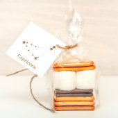 モダン〔占星術の〕十二宮図標識金ゴールド山羊座 |要素地球 フェイバータグ