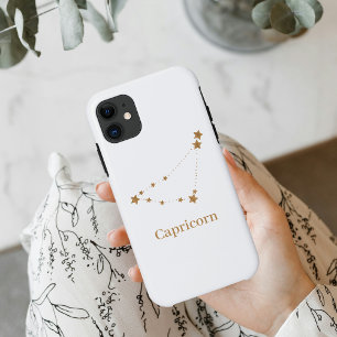 モダン〔占星術の〕十二宮図標識金ゴールド山羊座 要素地球 iPhone 11 ケース