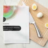 モダン〔占星術の〕十二宮図標識《星座》乙女座引用文地球要素 キッチンタオル (四つ折り)