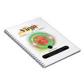 モダン〔占星術の〕十二宮図標識《星座》乙女座引用文地球要素 ノートブック (右側)