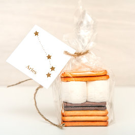 モダン〔占星術の〕十二宮図記号金ゴールド |要素火災 フェイバータグ