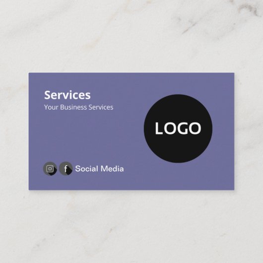 モダン 名刺 (裏面)