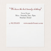 モダン 名刺 (内部フラット)