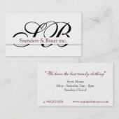 モダン 名刺 (正面/裏面)