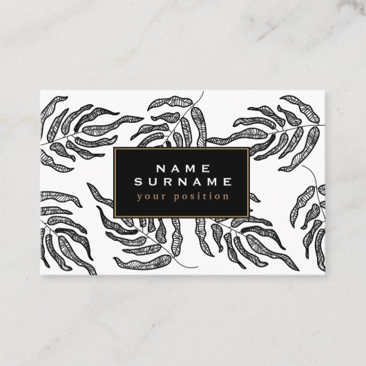 モダン 名刺 (正面)