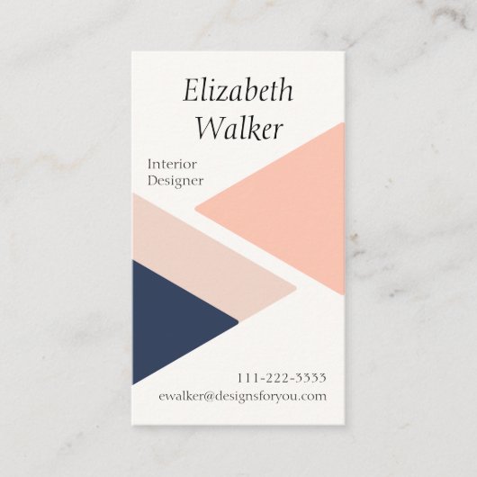 モダン 名刺 (正面)