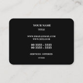 モダン 名刺 (裏面)