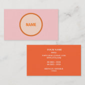 モダン 名刺 (正面/裏面)