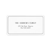 モダン 喜びとともに もっと楽しみな 赤ちゃんの写真 クリスマス ラベル (正面)