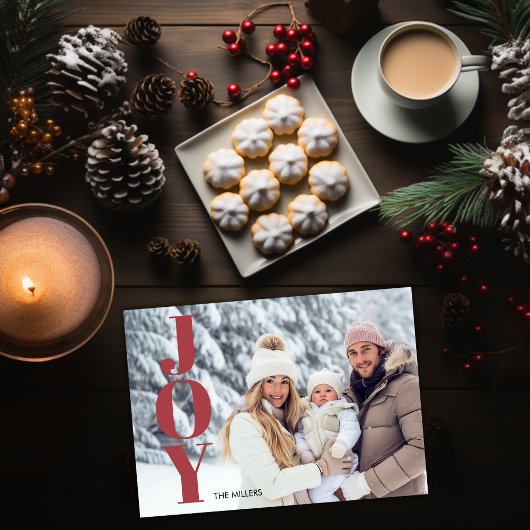 モダン　喜び タイポグラフィ ミニマル 1枚の写真 タルタン プライド シーズンカード