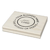 モダン 大型 円形 企業 カスタム ロゴ スローガン ラバースタンプ (スタンプ)