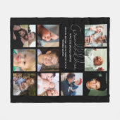 モダン |孫 |フォトコラージュフリースブラン フリースブランケット (正面(横))