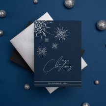 モダン | 幾何学的な雪の結晶 | オーダーメイド クリスマス