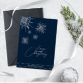 モダン | 幾何学的な雪の結晶 | オーダーメイド クリスマス