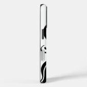 モダン、従業員、黒(&W) Case-Mate iPhoneケース (裏面 / 右)