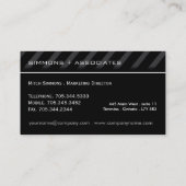 モダン + 情報通の名刺 名刺 (裏面)