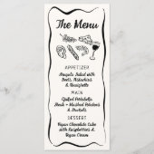 モダン&手お洒落引きディナー&ドリンクメニュー メニュー (正面)