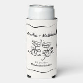 モダン&手お洒落引き結婚の スリム缶クーラー (Seltzer正面)