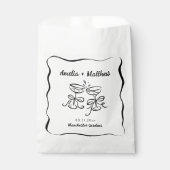 モダン&手お洒落引き結婚の フェイバーバッグ (正面)