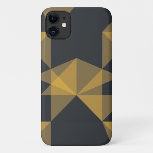 モダン,抽象芸術,都市の三角形パターン Case-Mate iPhoneケース (裏面)