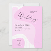 モダン 招待状 (正面)