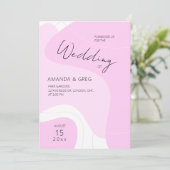 モダン 招待状 (スタンド正面)