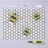 モダン(昆虫)マルハナバチ飛んでいるオーバービーハイブ 薄葉紙 (クラフト)