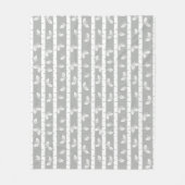 モダン《植物》アスペン フリースブランケット (正面)