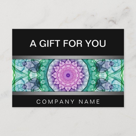 モダン《植物》スイレン曼荼羅贈与証書 (正面)