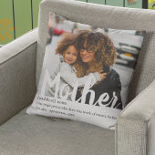 モダン |母の写真の定義 クッション